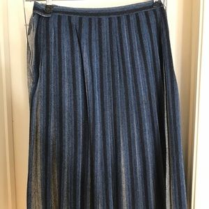 Reversible vintage wool skirt